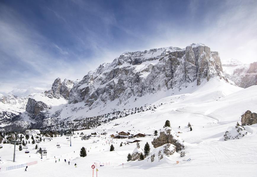 Auf der Skipiste