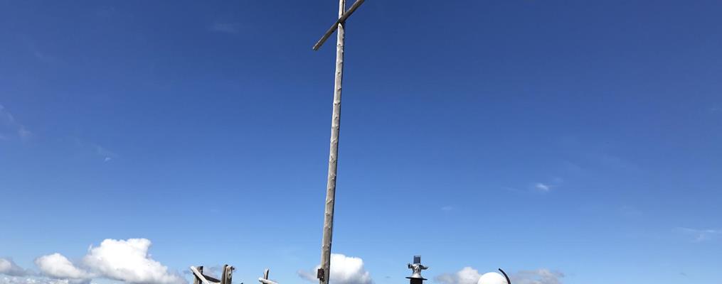 Weltkugel auf dem Villanderer Berg