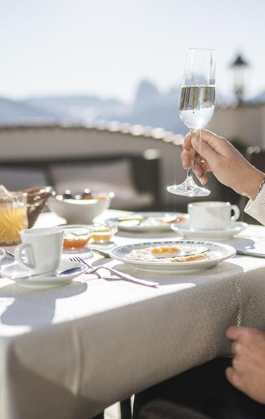 Colazione con spumante per due