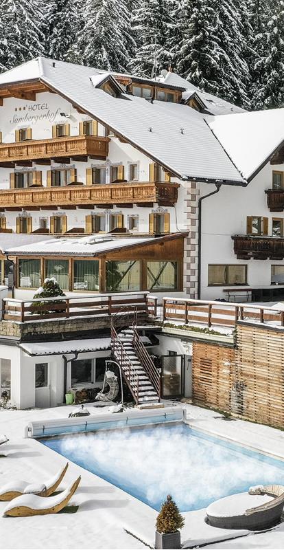 Hotel Sambergerhof con piscina in inverno