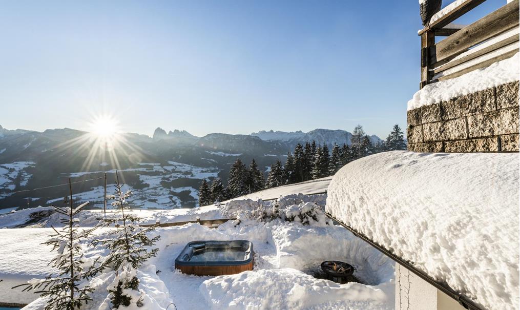 Idromassaggio in inverno