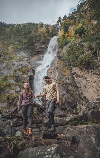 At the Barbian Waterfalls